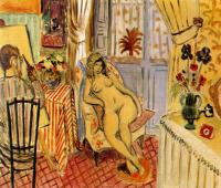 Matisse, Henri Emile Benoit - the painter and his model